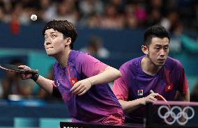 (PARIS2024)FRANCE-PARIS-OLY-TABLE TENNIS