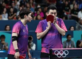 (PARIS2024)FRANCE-PARIS-OLY-TABLE TENNIS