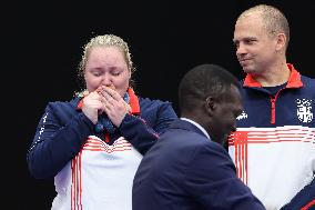 Paris 2024 - Serbia Wins Gold In Shooting Mixed Team Air Pistol