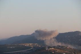 LEBANON-HOULA-ISRAELI AIRSTRIKES