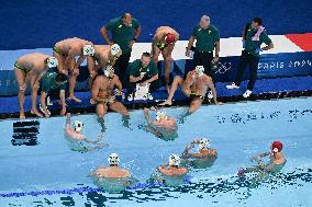 (PARIS2024) FRANCE-SAINT-DENIS-OLY-WATER POLO