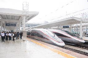 CHINA-ZHEJIANG-HANGZHOU-WENZHOU-NEW HIGH-SPEED RAILWAY-TRIAL OPERATION (CN)