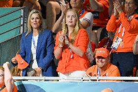 Paris 2024 - Handball - Dutch Royals In The Stands