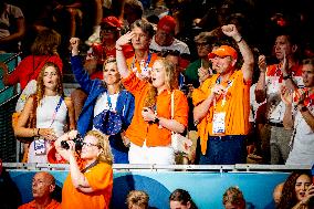 Paris 2024 - Handball - Dutch Royals In The Stands