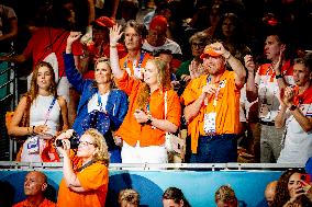 Paris 2024 - Handball - Dutch Royals In The Stands