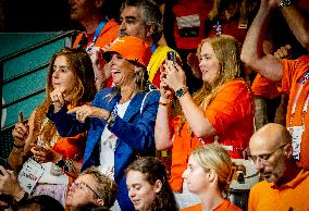 Paris 2024 - Handball - Dutch Royals In The Stands