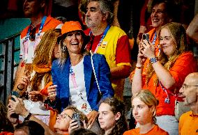 Paris 2024 - Handball - Dutch Royals In The Stands