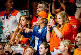 Paris 2024 - Handball - Dutch Royals In The Stands