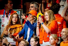 Paris 2024 - Handball - Dutch Royals In The Stands