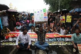 India: Job Seekers Protest Rally In Kolkata