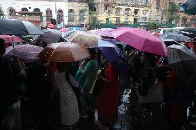 India: Job Seekers Protest Rally In Kolkata