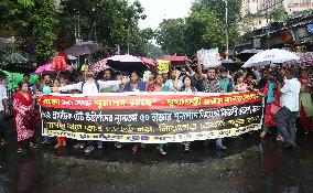 India: Job Seekers Protest Rally In Kolkata