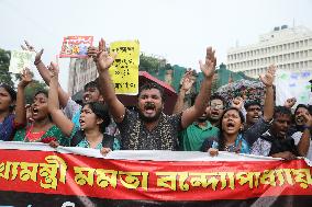 India: Job Seekers Protest Rally In Kolkata