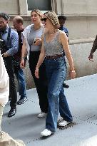 Jessica Biel Filming The Better Sister - NYC