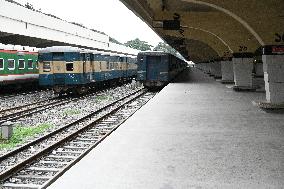 Rail Communication Is Stopped In Dhaka, Bangladesh