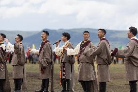 (SichuanMosaics)CHINA-SICHUAN-GARZE-HORSE RACING (CN)