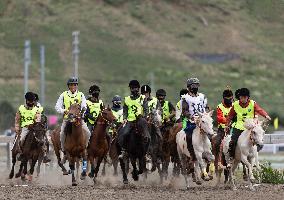 (SichuanMosaics)CHINA-SICHUAN-GARZE-HORSE RACING (CN)