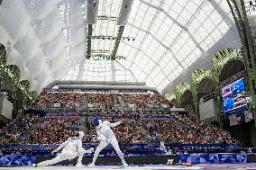 Paris 2024 - the women's epee team Semi final - France v Poland