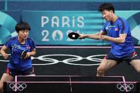 Paris 2024 - North Koreans In The Table Tennis Final