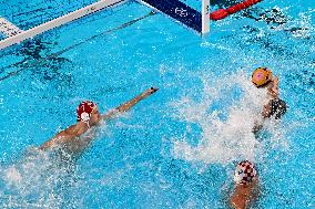 (PARIS2024) FRANCE-SAINT-DENIS-OLY-WATER POLO