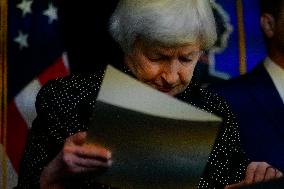 Treasury Secretary Yellen Visits Philadelphia, PA