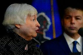 Treasury Secretary Yellen Visits Philadelphia, PA