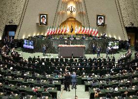 Iran’s New President Taking Part In Swearing-in Ceremony