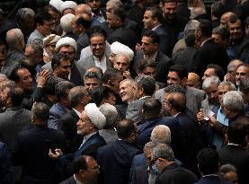 Iran’s New President Taking Part In Swearing-in Ceremony