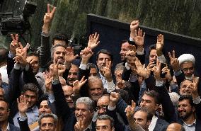 Iran’s New President Taking Part In Swearing-in Ceremony