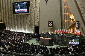 Iran’s New President Taking Part In Swearing-in Ceremony