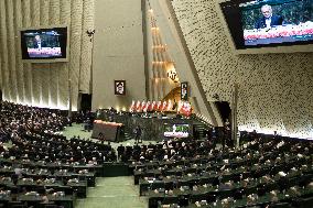 Iran’s New President Taking Part In Swearing-in Ceremony