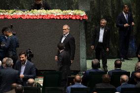 Iran’s New President Taking Part In Swearing-in Ceremony