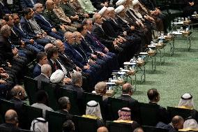 Iran’s New President Taking Part In Swearing-in Ceremony