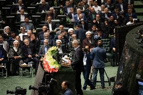 Iran’s New President Taking Part In Swearing-in Ceremony