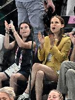 Paris 2024 - Gymnastic - Natalie Portman In The Stands