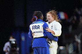 Paris 2024 - Judo - Clarisse Agbegnenou v Lubjana Piovesana