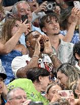 Paris 2024 - Gymnastic - Simone Billes' Parents and Husband In The Stands