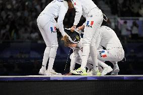 Paris 2024 - Fencing - Team France Wins Silver