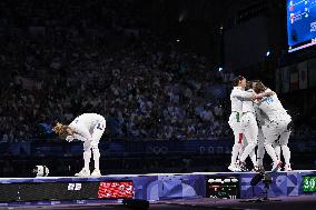 Paris 2024 - Fencing - Team France Wins Silver