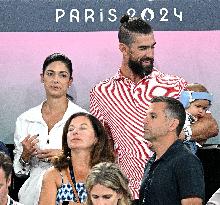 aris 2024 - Gymnastic - Michael Phelps In The Stands