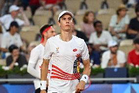 Paris 2024 - Tennis - Murray And Evans v Vligen And Gille