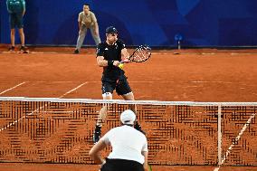 Paris 2024 - Tennis - Murray And Evans v Vligen And Gille