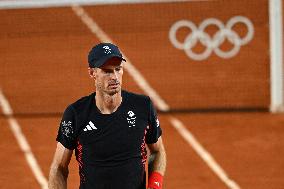 Paris 2024 - Tennis - Murray And Evans v Vligen And Gille