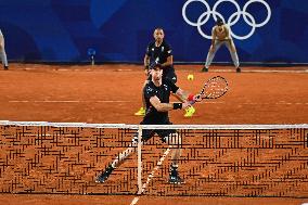 Paris 2024 - Tennis - Murray And Evans v Vligen And Gille