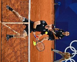 Paris 2024 - Tennis - Murray And Evans v Vligen And Gille