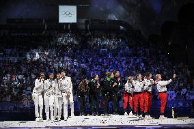 Paris 2024 - Fencing - Team Italy Wins Gold