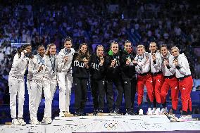 Paris 2024 - Fencing - Team Italy Wins Gold