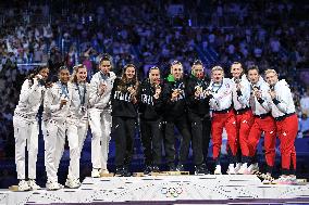 Paris 2024 - Fencing - Team Italy Wins Gold