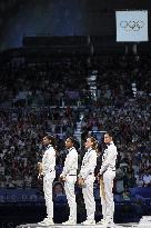 Paris 2024 - Fencing - Team France Wins Silver