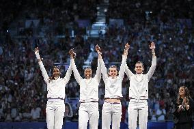 Paris 2024 - Fencing - Team France Wins Silver